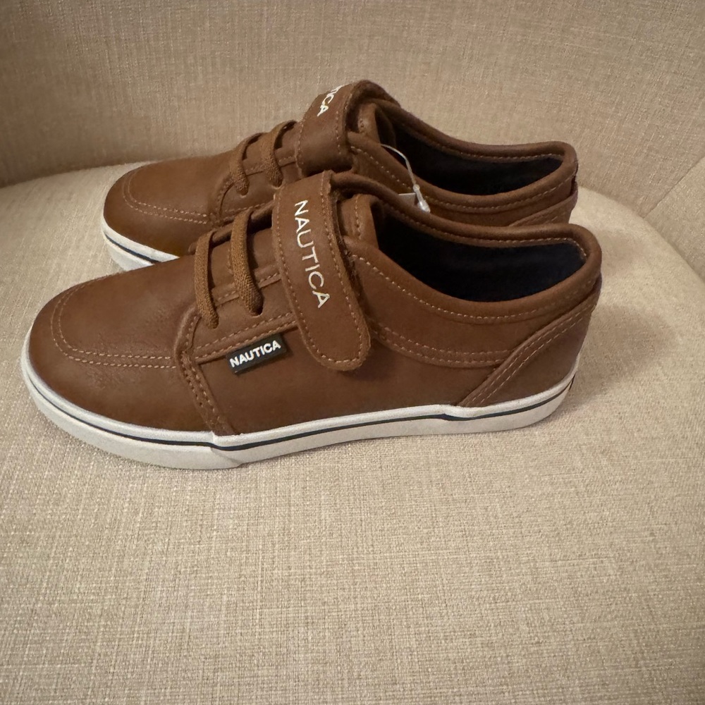 Nautica Brown Boys Dress Shoe-NWT